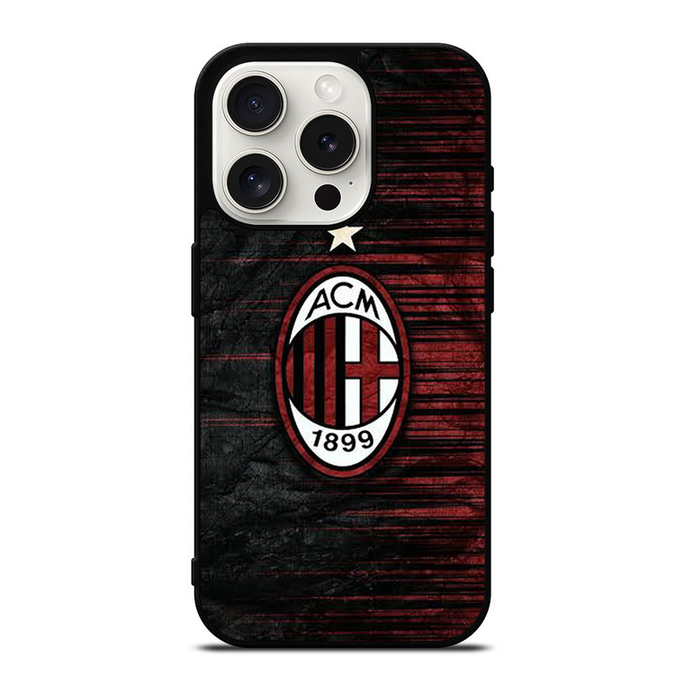 AC MILAN FC LOGO iPhone 15 Pro Case Cover