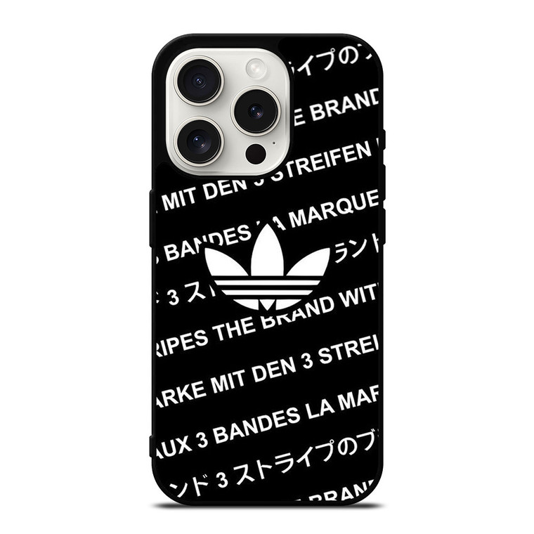 ADIDAS 3 STRIPES iPhone 15 Pro Case Cover