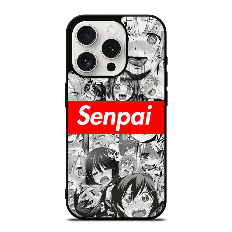 AHEGAO FACE SENPAI ANIME iPhone 15 Pro Case Cover