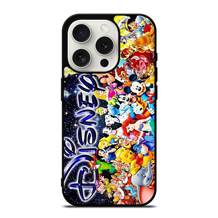 ALL DISNEY CHARACTER CARTOON iPhone 15 Pro Case Cover