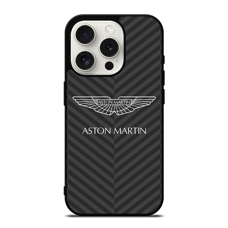 ASTON MARTIN LOGO PATTERN iPhone 15 Pro Case Cover