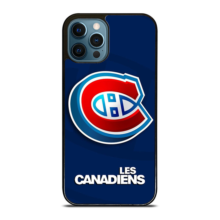 MONTREAL LES CANADIENS NHL 3D LOGO iPhone 12 Pro Max Case Cover