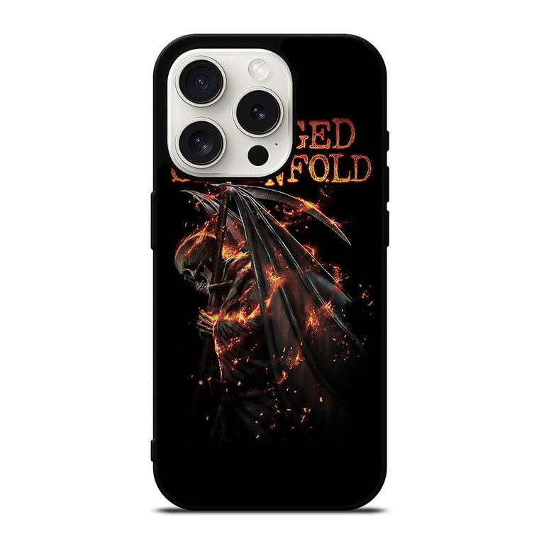 AVENGED SEVENFOLD RACK BAND LOGO iPhone 15 Pro Case Cover