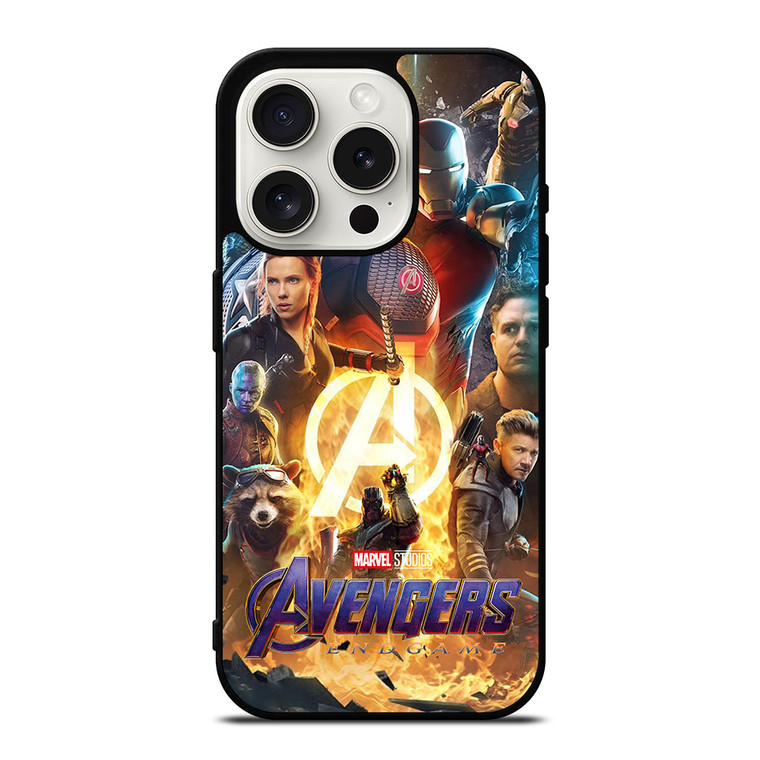 AVENGERS ENDGAME ALL HERO iPhone 15 Pro Case Cover