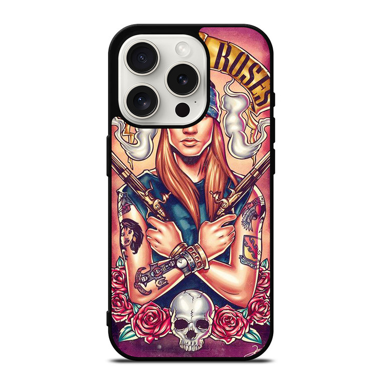 AXL GUNS N ROSES GNR iPhone 15 Pro Case Cover