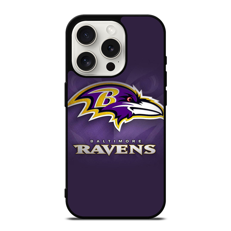 BALTIMORE RAVENS ICON iPhone 15 Pro Case Cover BALTIMORE RAVENS ICON iPhone 15 Pro Case Cover