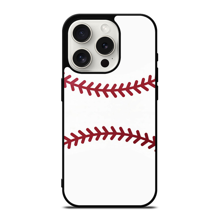 BASEBALL RED STITCHING iPhone 15 Pro Case Cover