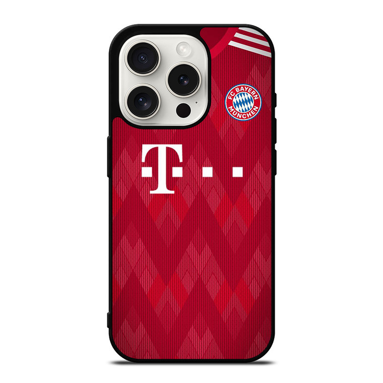 BAYERN MUNCHEN JERSEY iPhone 15 Pro Case Cover