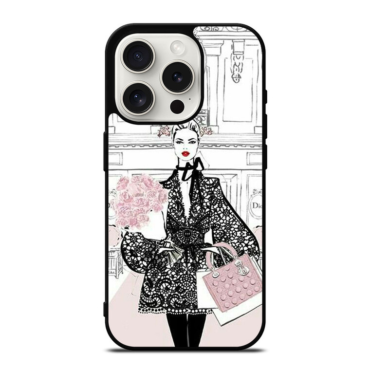 BEAUTY FASHION MEGAN HESS iPhone 15 Pro Case Cover