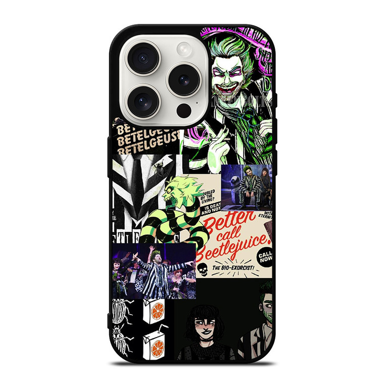 BEETLEJUICE COLLAGE iPhone 15 Pro Case Cover