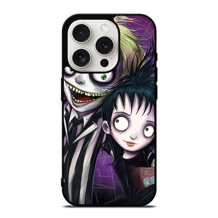 BEETLEJUICE TIM BURTON CARTOON 2 iPhone 15 Pro Case Cover
