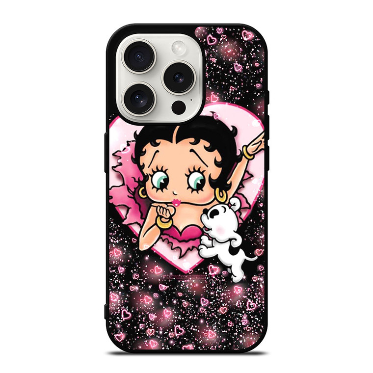 BETTY BOOP CUT LOVE iPhone 15 Pro Case Cover