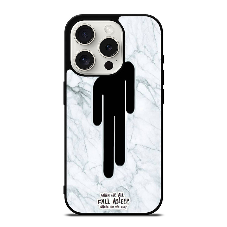BILLIE EILISH LOGO MARBLE iPhone 15 Pro Case Cover