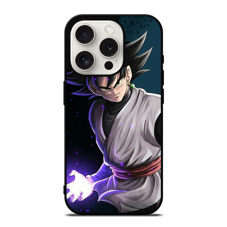 BLACK GOKU DRAGON BALL SUPER ANIME MANGA iPhone 15 Pro Case Cover