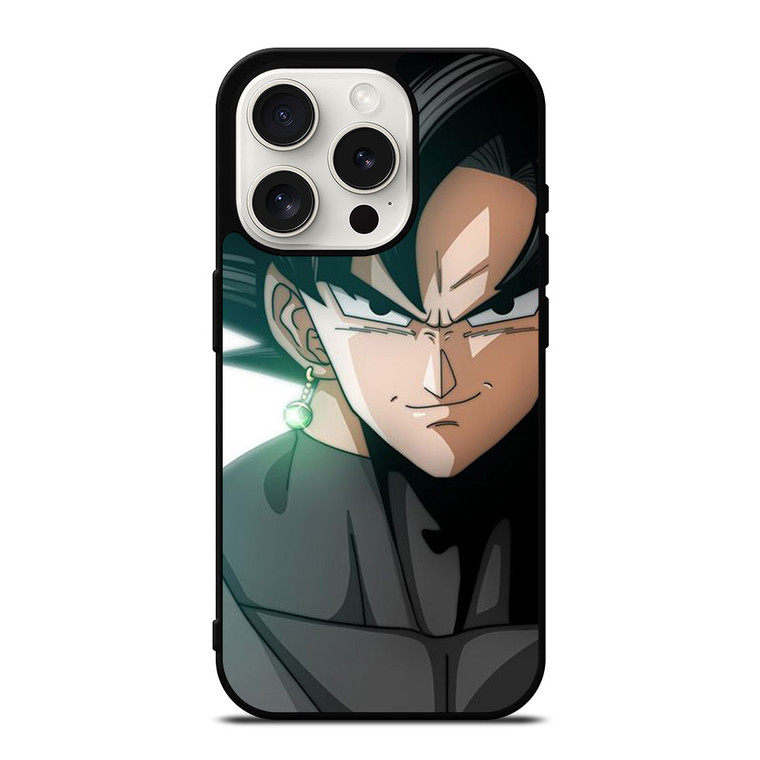 BLACK GOKU DRAGON BALL SUPER ANIME iPhone 15 Pro Case Cover