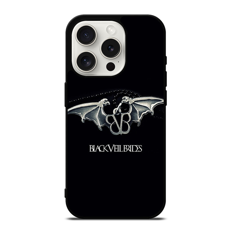 BLACK VEIL BRIDES METAL LOGO iPhone 15 Pro Case Cover