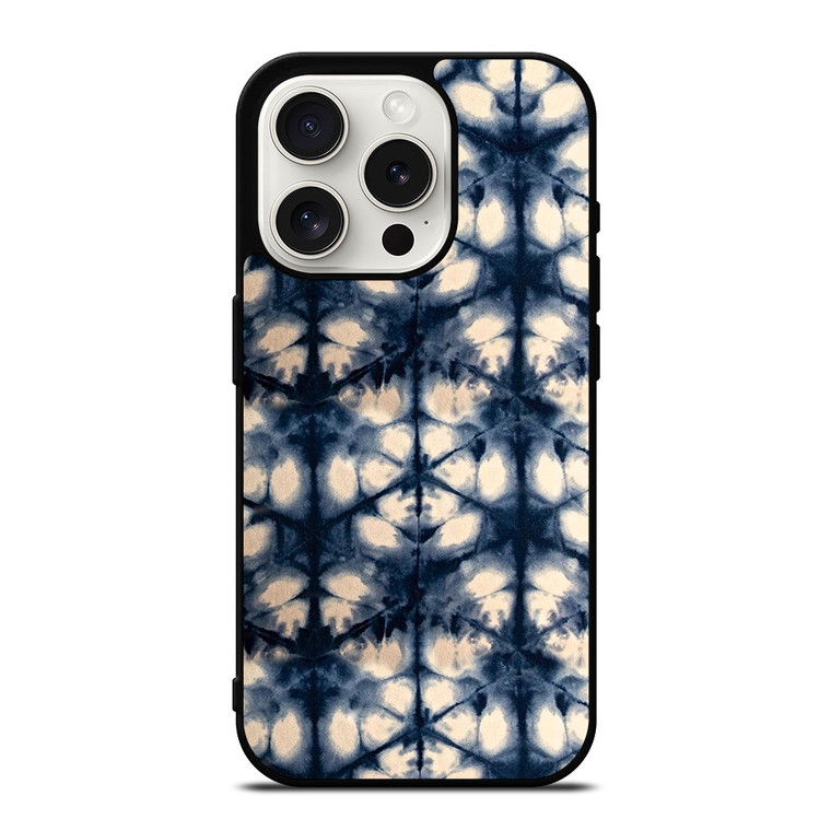 BLUE WILDFLOWER PATTERN iPhone 15 Pro Case Cover