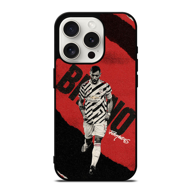 BRUNO FERNANDES MANCHESTER UNITED 3RD KIT iPhone 15 Pro Case Cover