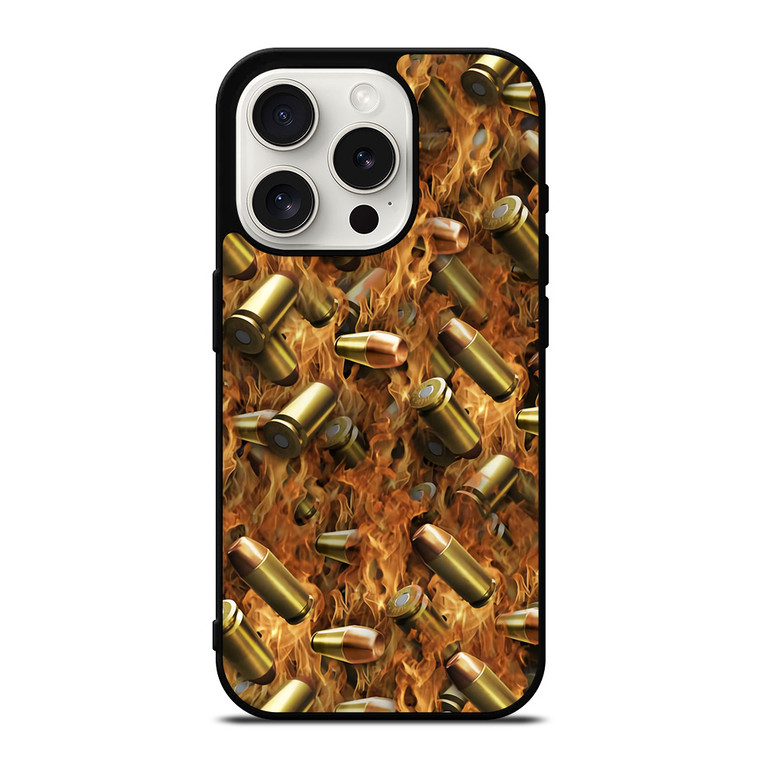 BURNED BULLETS iPhone 15 Pro Case Cover
