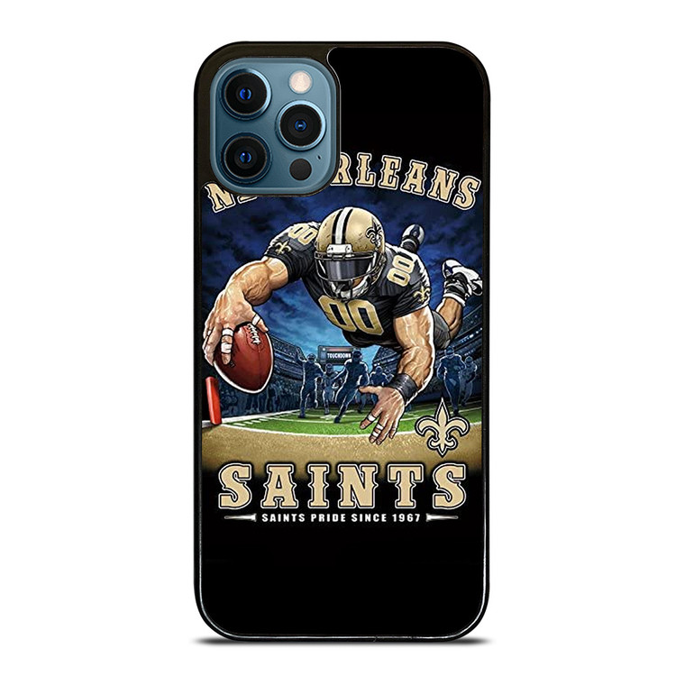 NEW ORLEANS SAINTS NFL ART iPhone 12 Pro Max Case Cover