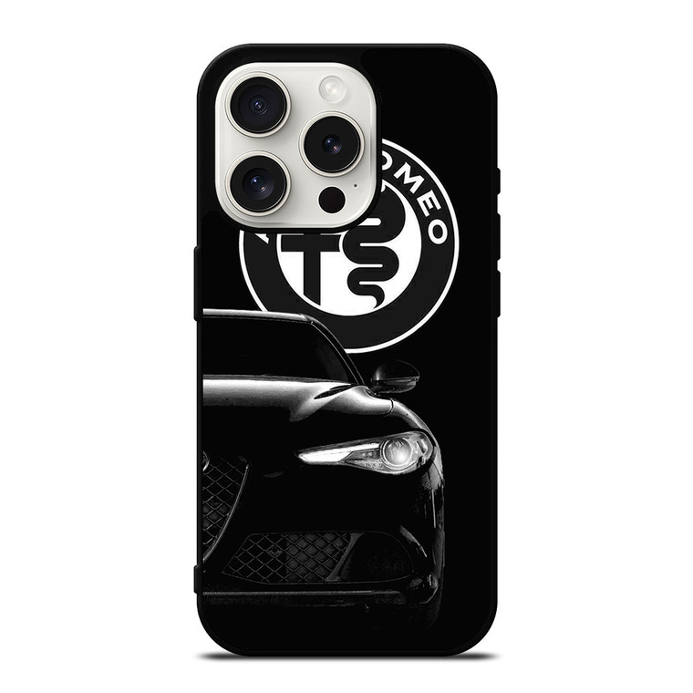 CAR LOGO ALFA ROMEO iPhone 15 Pro Case Cover