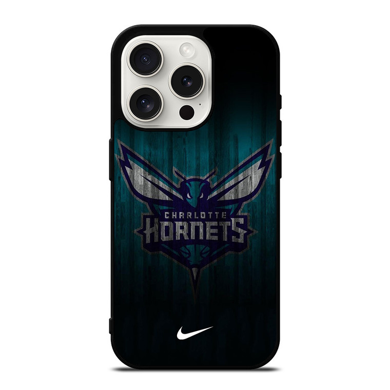 CHARLOTTE HORNETS NIKE iPhone 15 Pro Case Cover