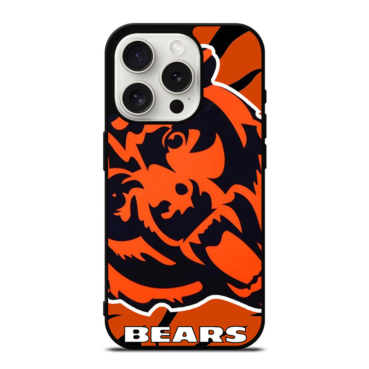 CHICAGO BEARS FOOTBALL SYMBOL iPhone 15 Pro Case Cover