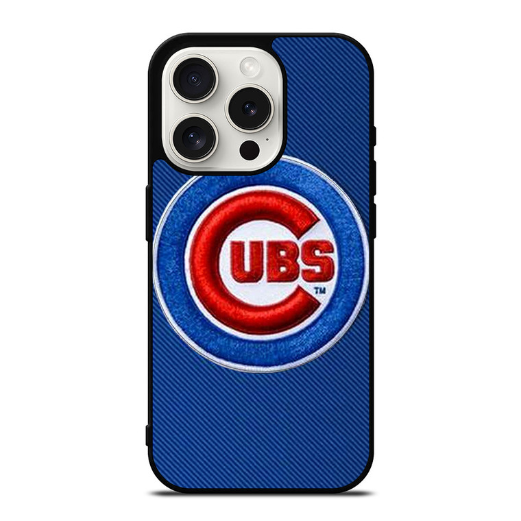 CHICAGO CUBS EMBOIRED LOGO iPhone 15 Pro Case Cover