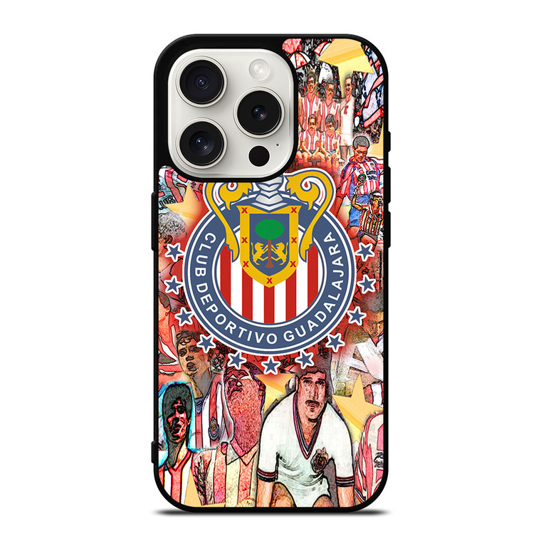CLUB DEPORTIVO GUADALAJARA CHIVAS iPhone 15 Pro Case Cover