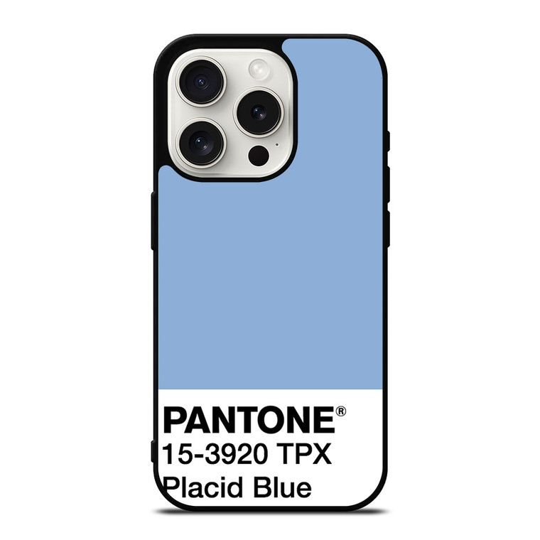 COLOR PANTONE PLACID BLUE iPhone 15 Pro Case Cover