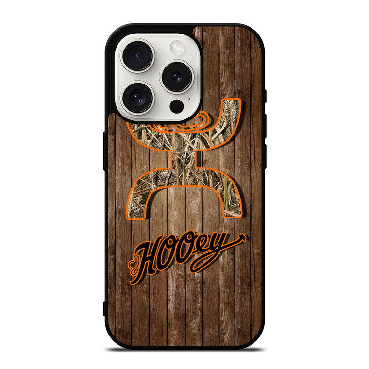 COMO HOOEY WOODEN LOGO iPhone 15 Pro Case Cover