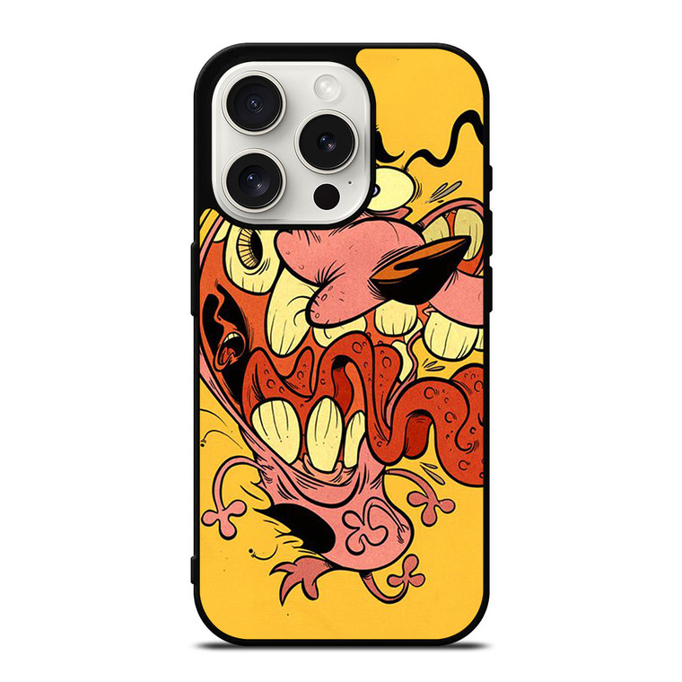 COURAGE THE COWARDY DOG CARTOON iPhone 15 Pro Case Cover