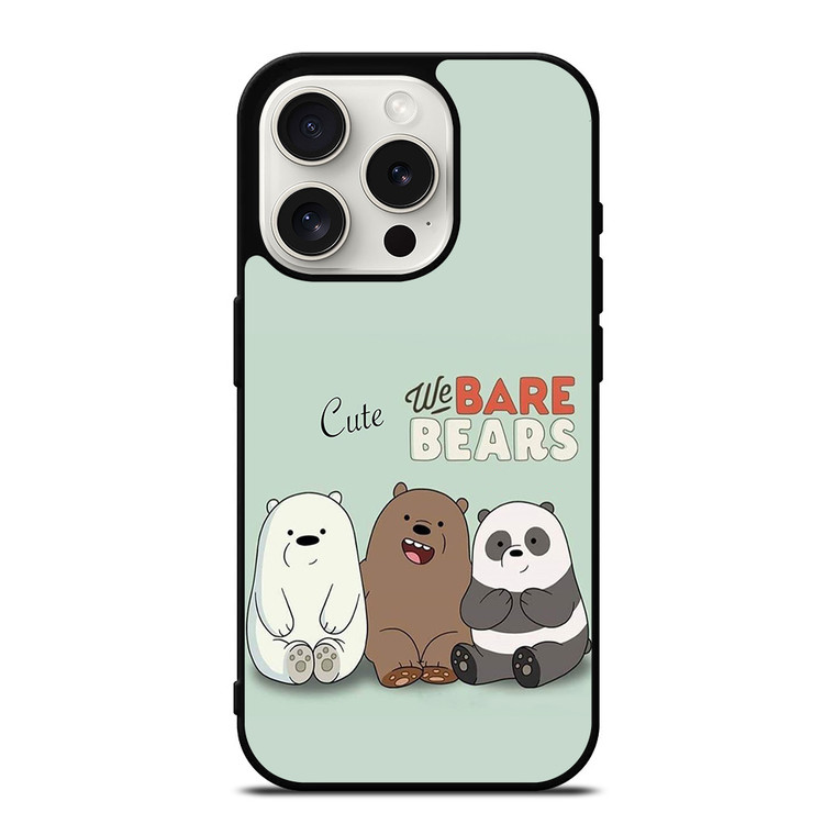 CUT WE BARE BEARS iPhone 15 Pro Case Cover