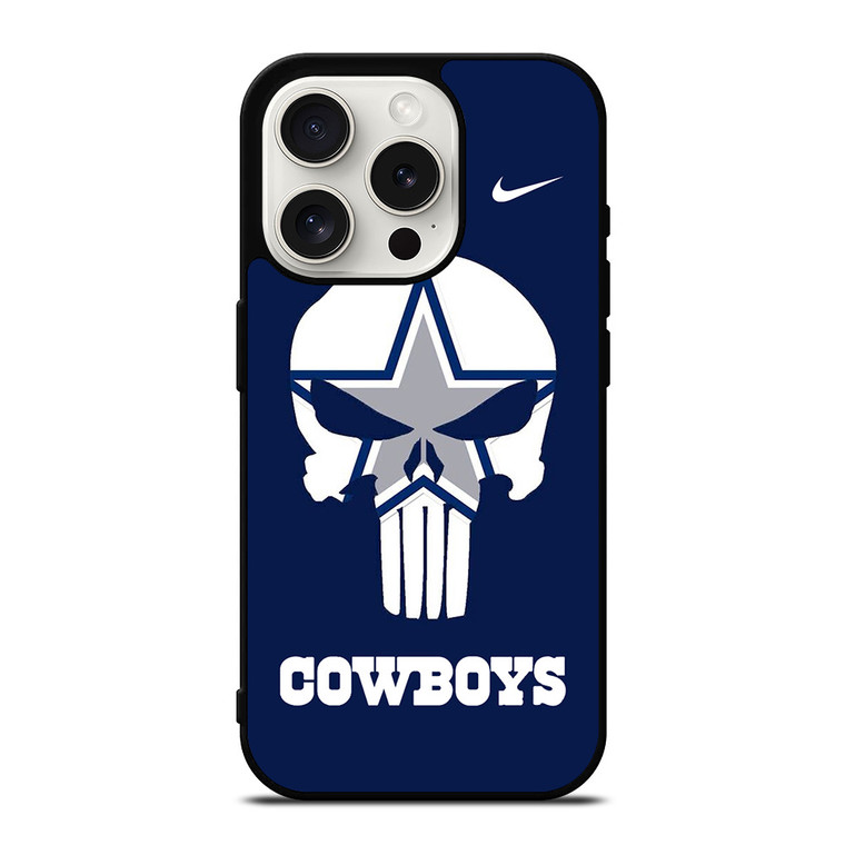 DALLAS COWBOYS NIKE THE PUNISHER iPhone 15 Pro Case Cover