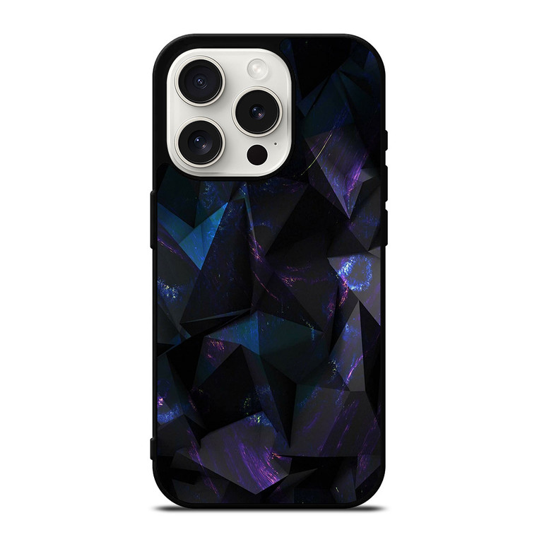 DARK ABSTRACT GEOMETRY iPhone 15 Pro Case Cover