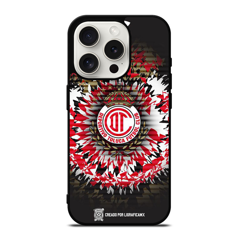 DEPORTIVO TOLUCA FOOTBALL LOGO iPhone 15 Pro Case Cover