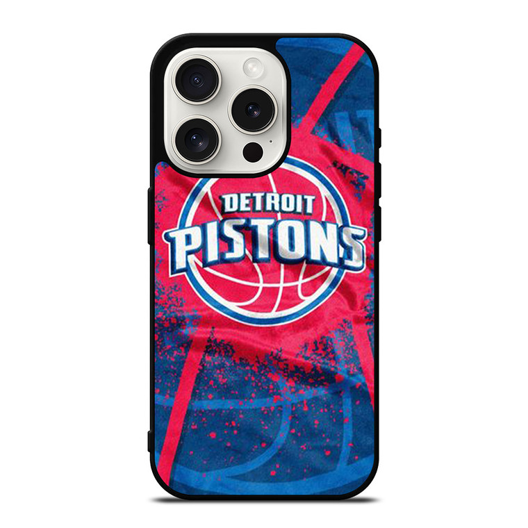 DETROIT PISTONS LOGO JERSEY iPhone 15 Pro Case Cover