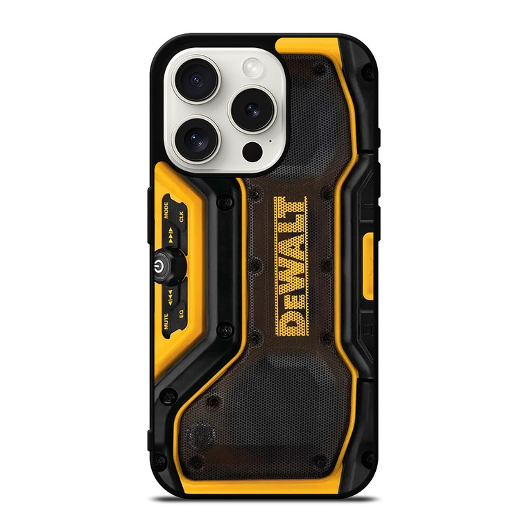 DEWALT TOOL LOGO BLUETOOTH RADIO ICON iPhone 15 Pro Case Cover