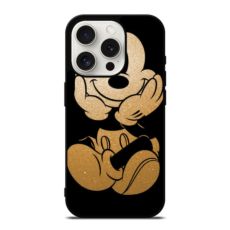DISNEY MICKEY MOUSE GOLD iPhone 15 Pro Case Cover