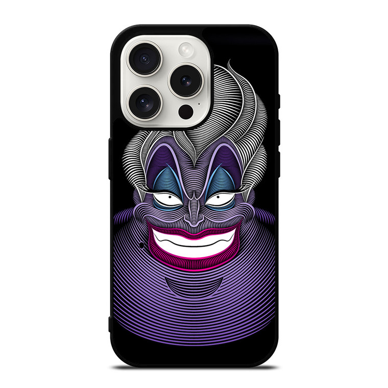 DISNEY VILLAINS URSULA FACE iPhone 15 Pro Case Cover
