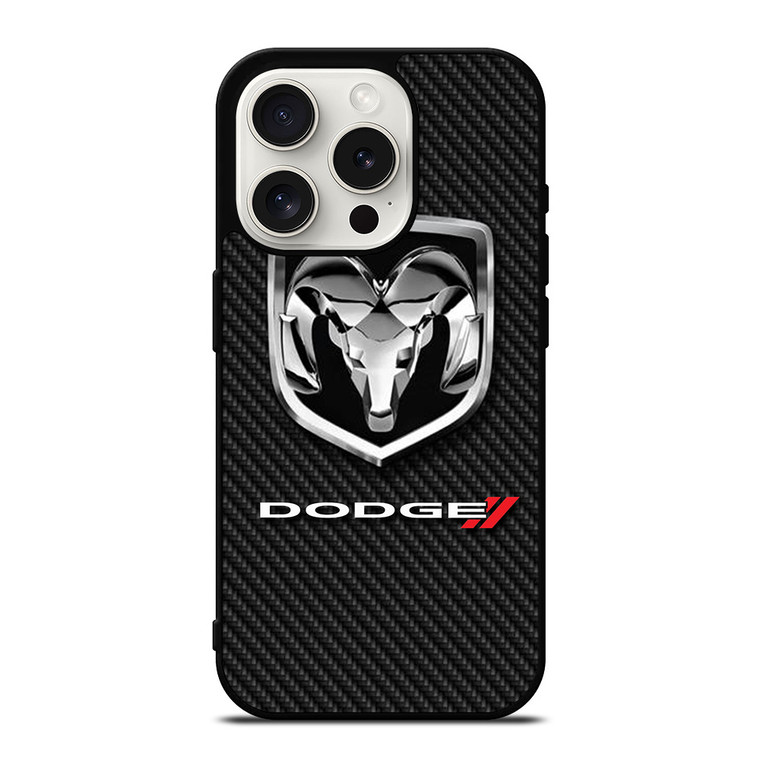 DODGE RAM CARBON iPhone 15 Pro Case Cover