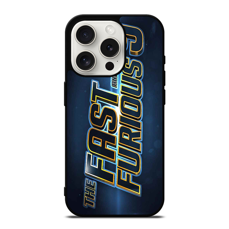 DOM FAST AND FURIOUS 9 LOGO iPhone 15 Pro Case Cover