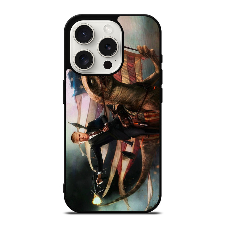 DONALD TRUMP AMERICAN RAPTOR iPhone 15 Pro Case Cover