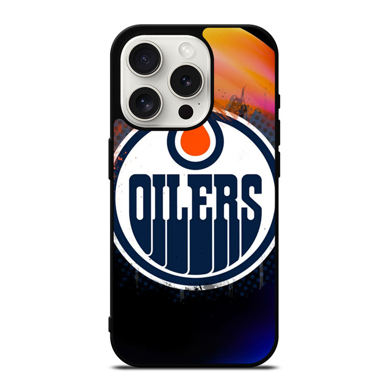EDMONTON OILERS FIRE LOGO iPhone 15 Pro Case Cover