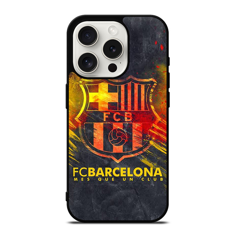 FC BARCELONA MES QUE UN CLUB iPhone 15 Pro Case Cover
