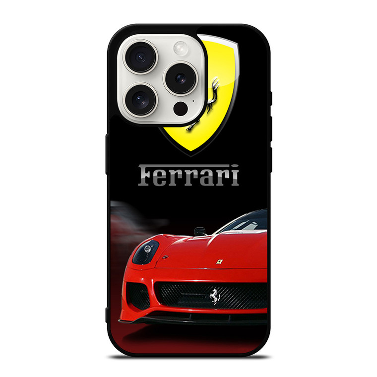 FERRARI RED CAR iPhone 15 Pro Case Cover FERRARI RED CAR iPhone 15 Pro Case Cover