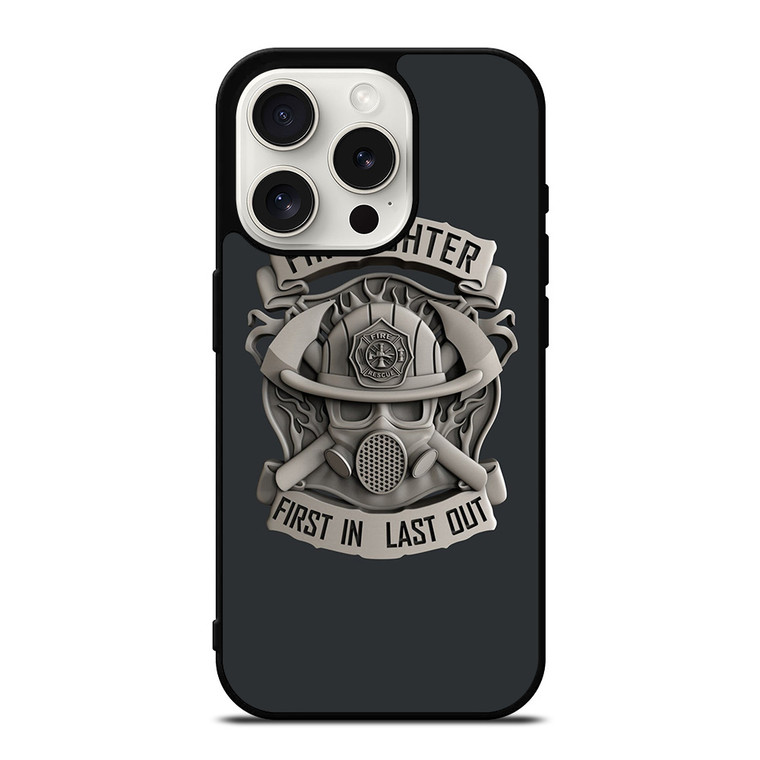 FIRE FIGHTER LOGO LAST OUT iPhone 15 Pro Case Cover