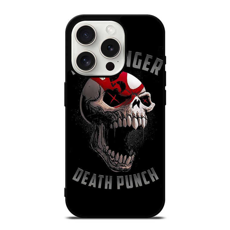 FIVE FINGER DEATH PUNCH SKULL iPhone 15 Pro Case Cover