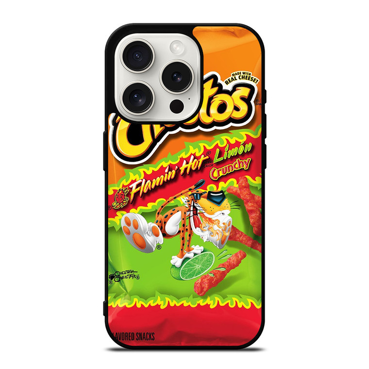 FLAMIN HOT CHEETOS LIMON CRUNCHY iPhone 15 Pro Case Cover
