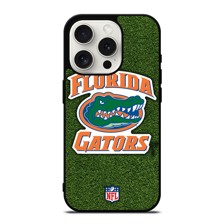 FLORIDA GATORS NFL GRASS iPhone 15 Pro Case Cover